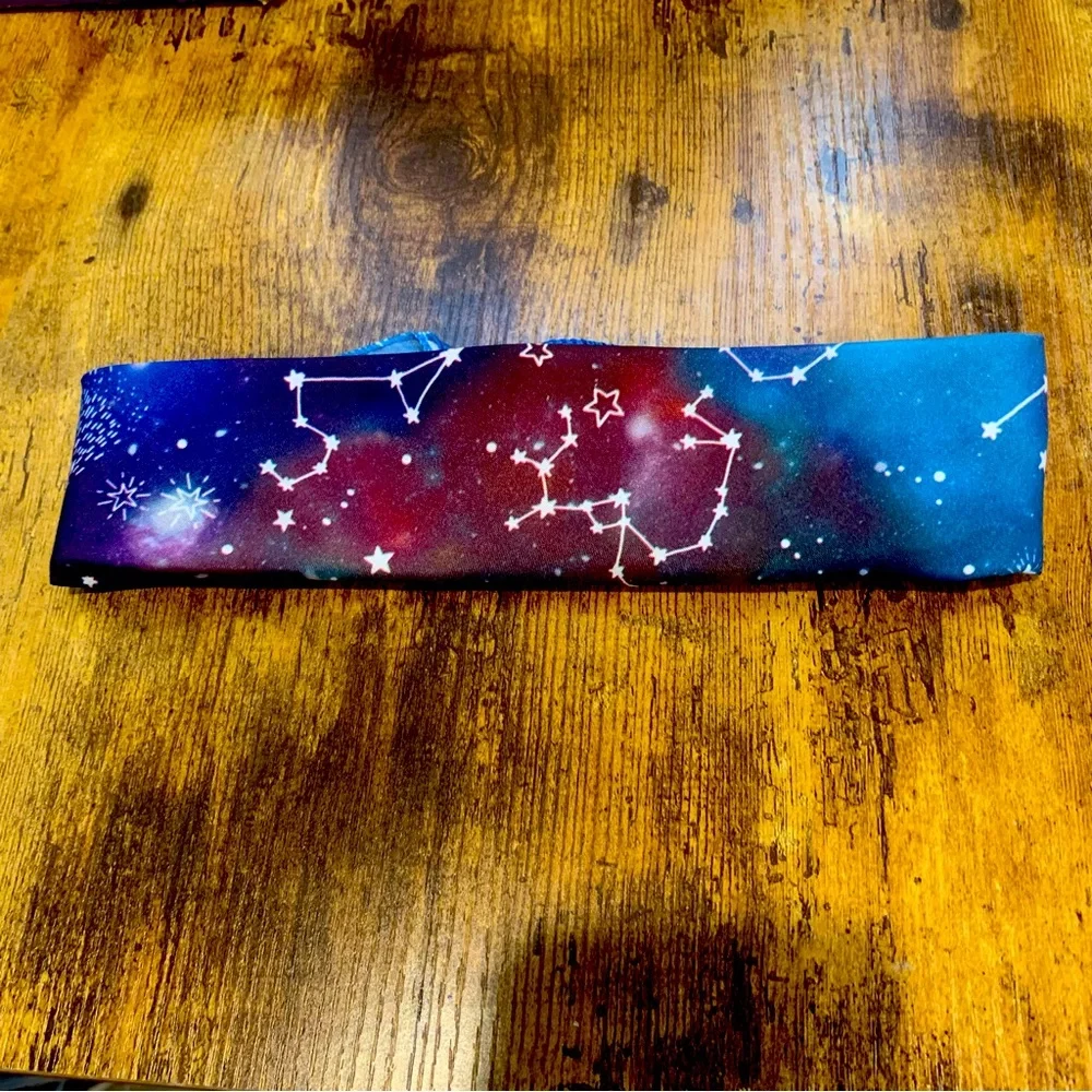 Zodiac Bandanna, Galaxy Bandanna, Celestial Bandanna, Space Lover Gift